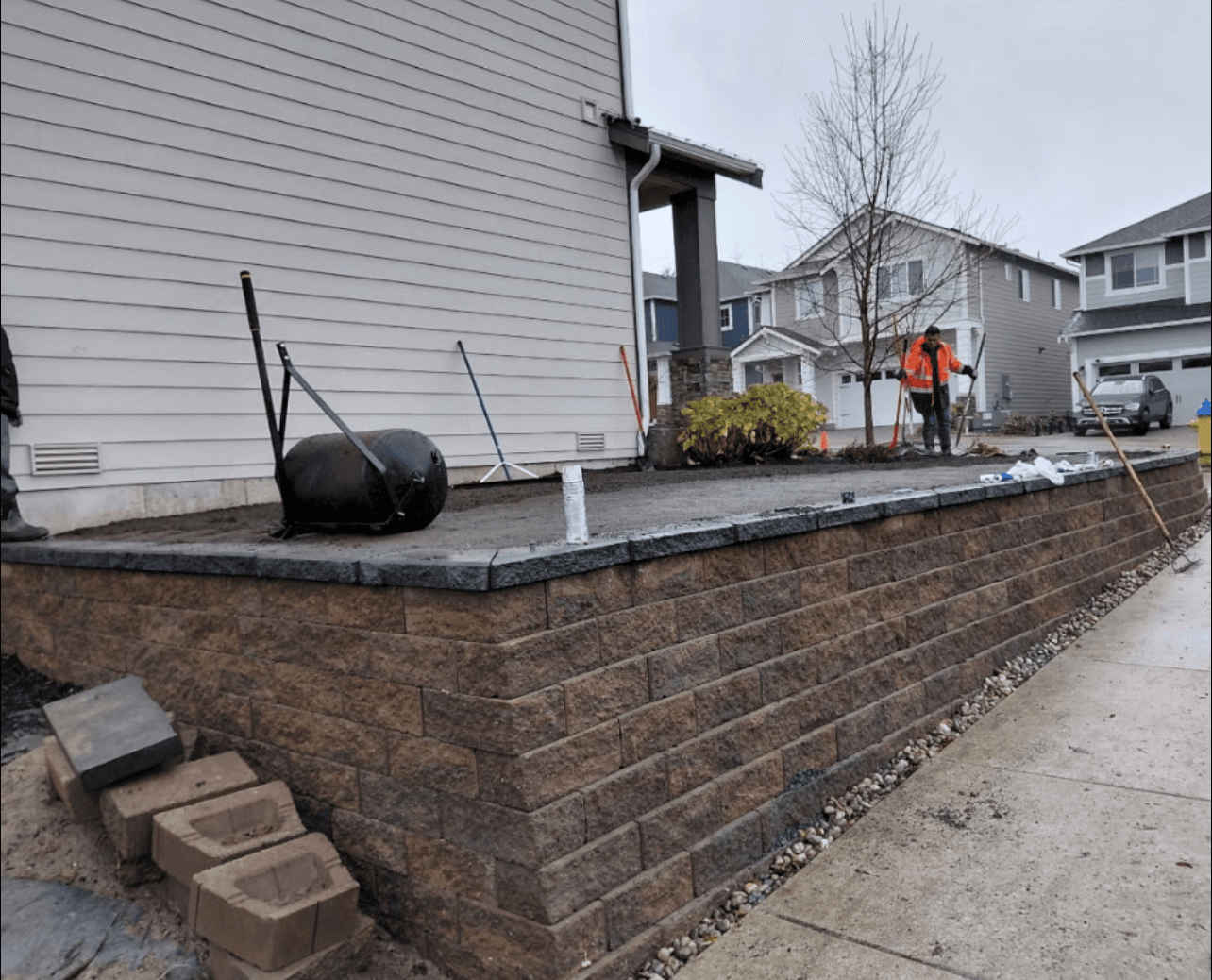 Camberos Landscaping team at work