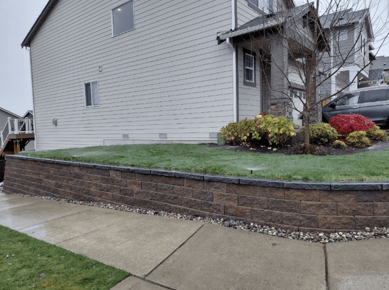 Hardscape installation