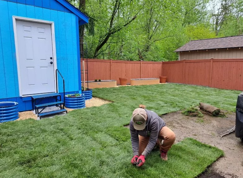 lawn installation