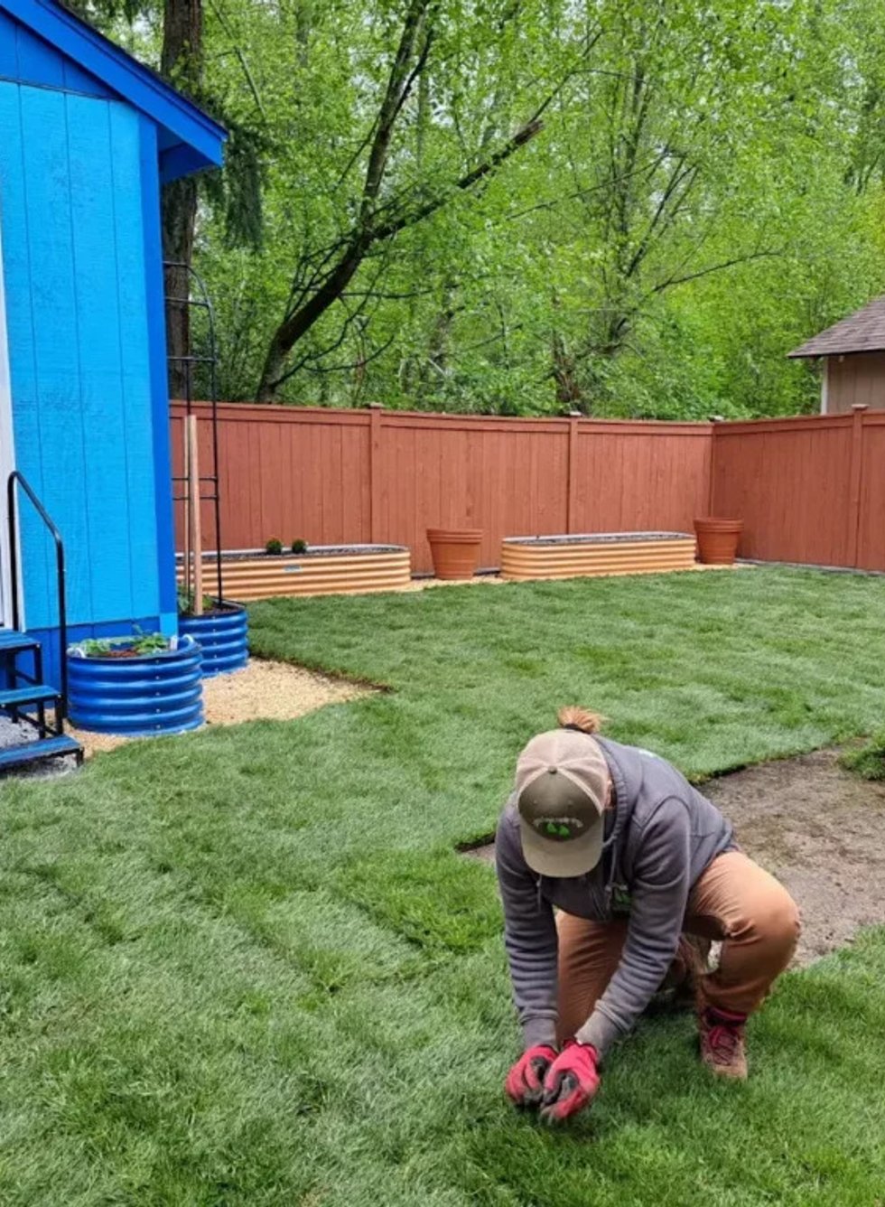 Professional sod and grass installation service in Mukilteo